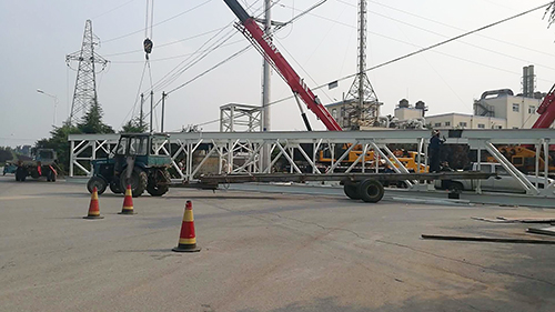 市化工厂污水网架工程